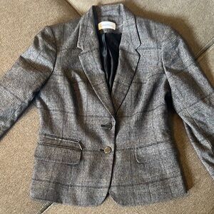 Calvin Klein Brown Blazer Classic Tailored Design
